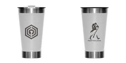 Copo térmico Keep Walking - branco