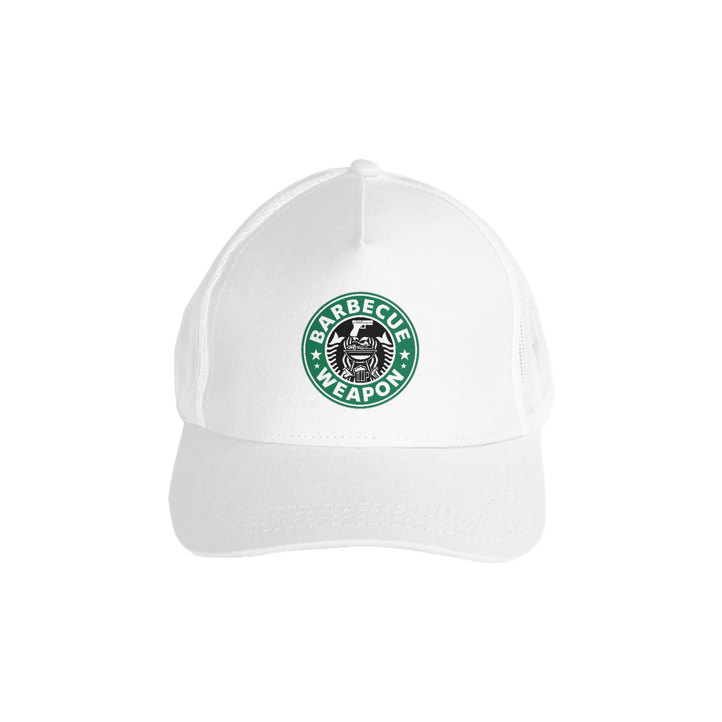 Churrasco & armas - Boné com tela americano