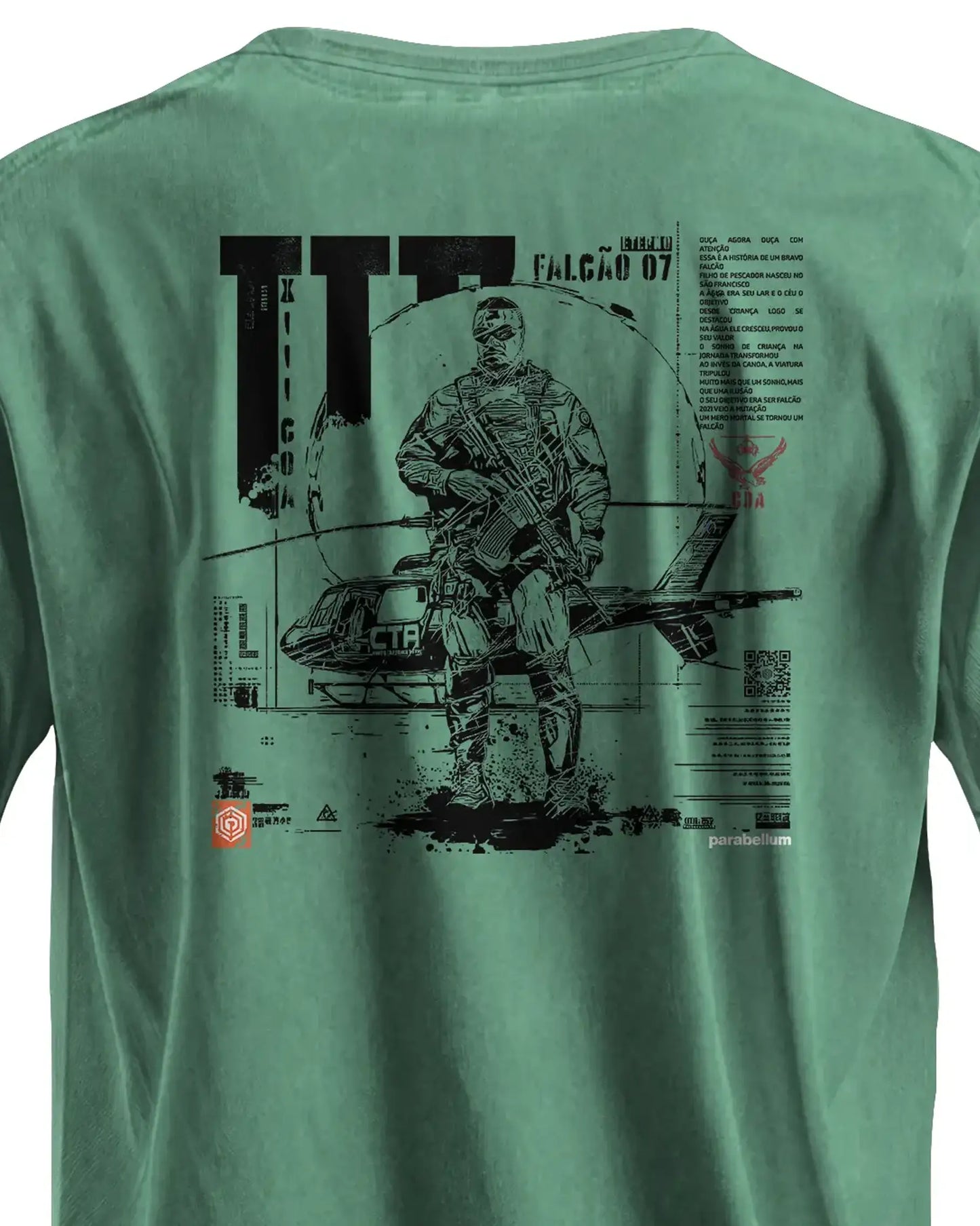 Falcão 07 - Tecido estonado