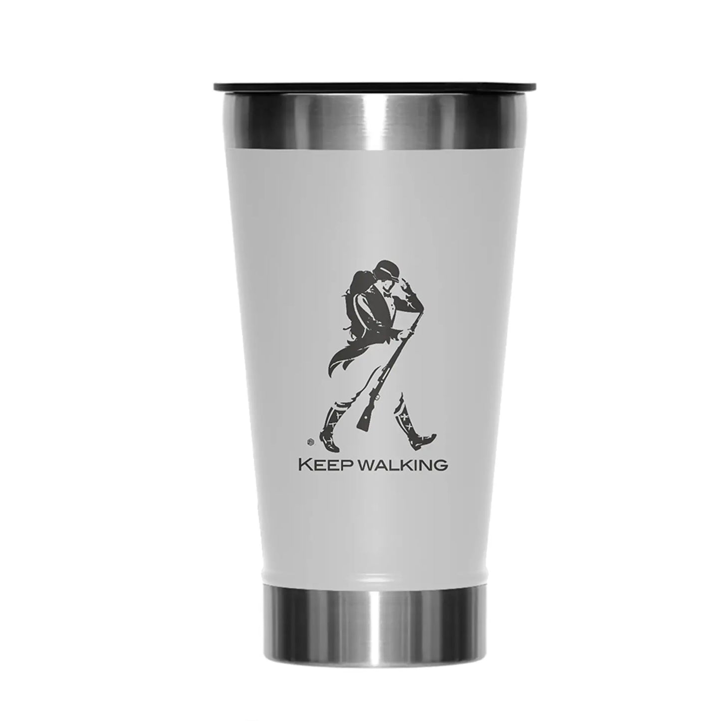 Copo térmico Keep Walking - branco
