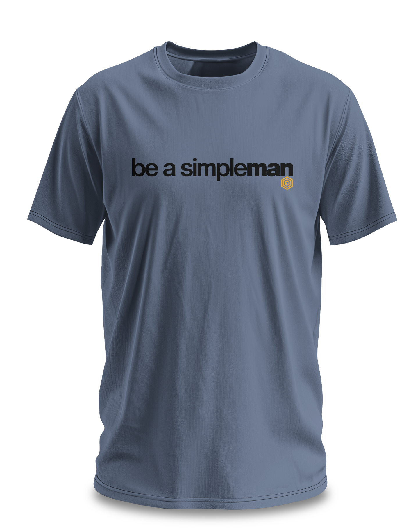 Seja um homem simples- tecido estonado