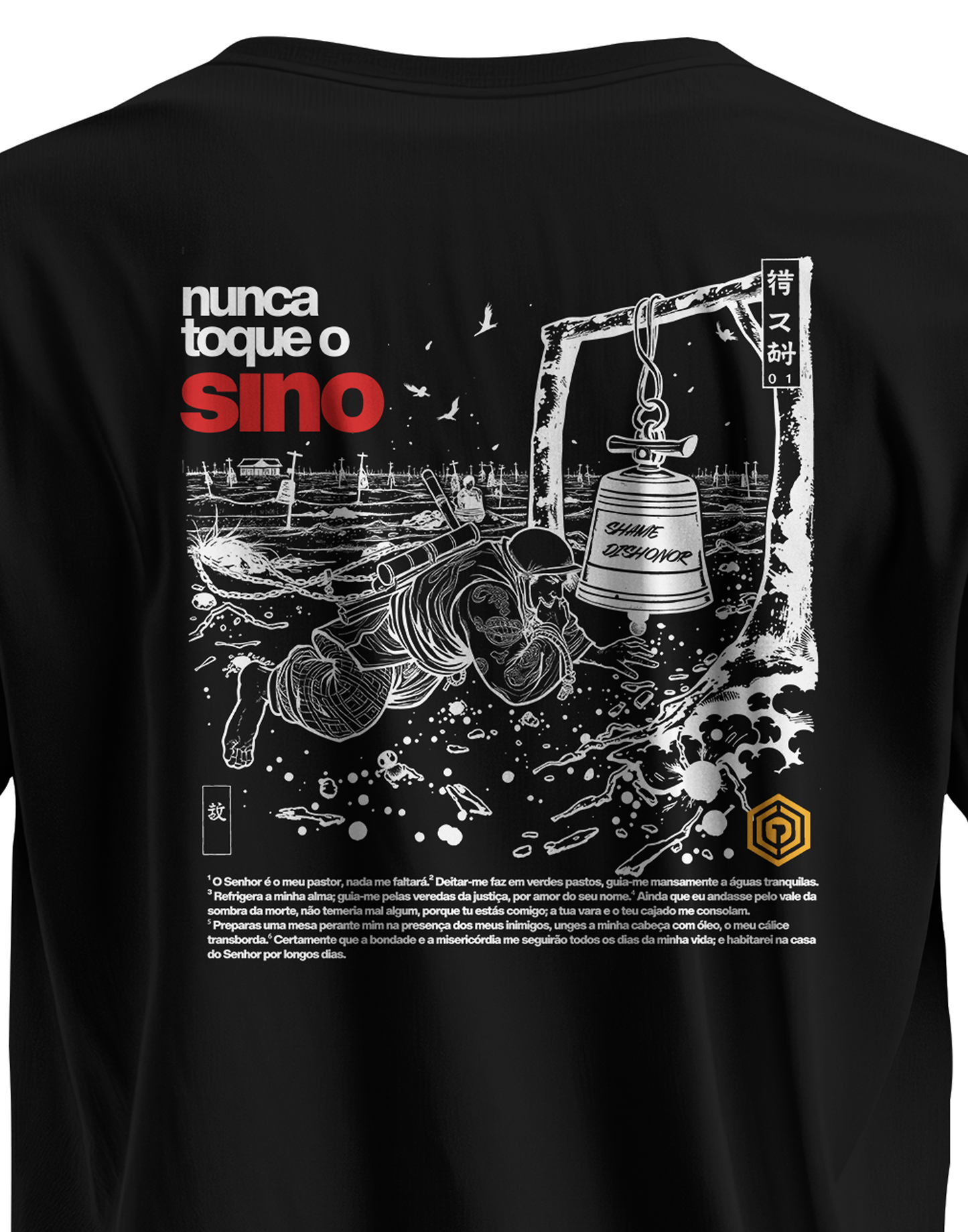 Nunca toque o Sino - cor preta